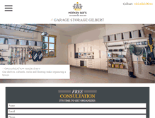Tablet Screenshot of garagestoragegilbert.com